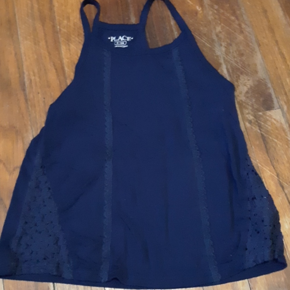 Girls dark blue tank top